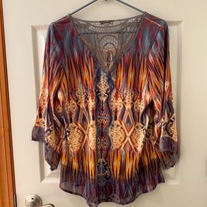 Beautiful Fall blouse Size Large